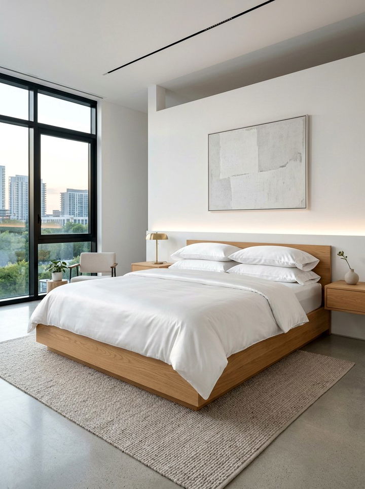 Sleek White Bedding - 30 bedroom white bedding ideas