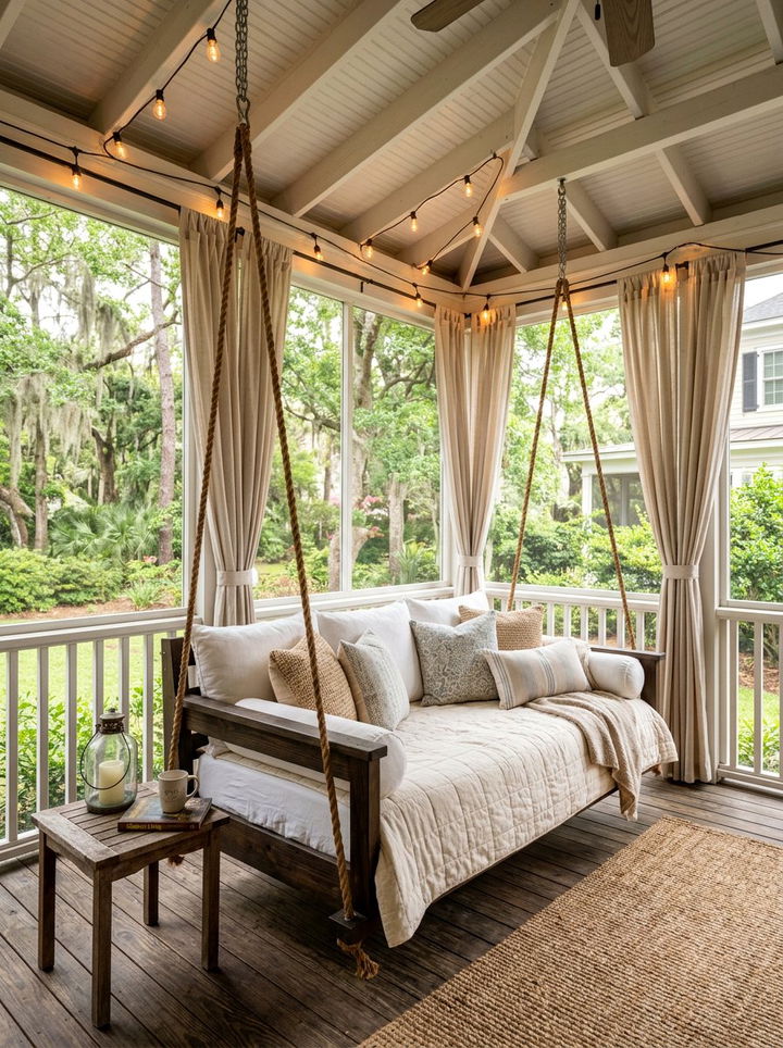 Sleeping porch southern bedroom - 30 Southern bedroom ideas