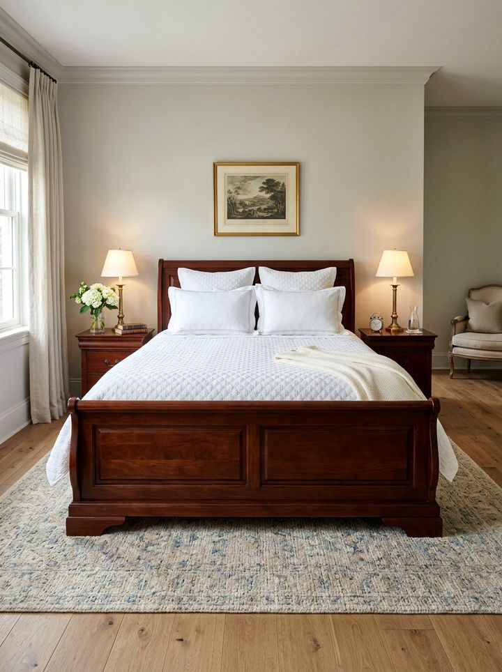 Sleigh Bed - 30 bedroom furniture ideas