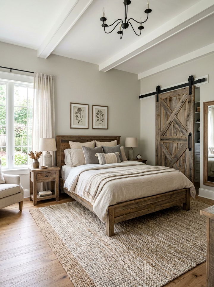 Sliding Barn Closet Door - 30 bedroom closet doors