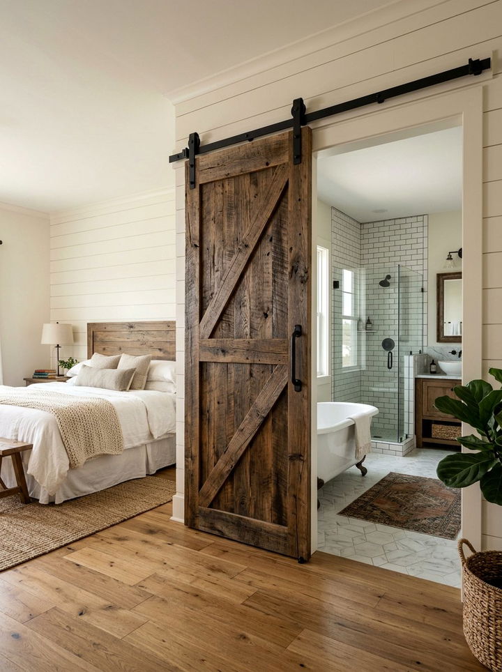 Sliding Barn Door - 30 bedroom room dividers