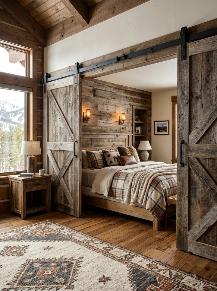 Sliding Barn Door Bed - 30 bedroom hidden bed ideas