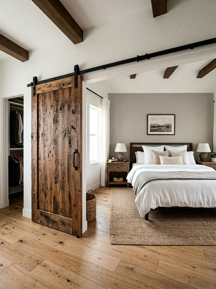 Sliding Barn Door Bedroom Closet - 30 bedroom zoning ideas