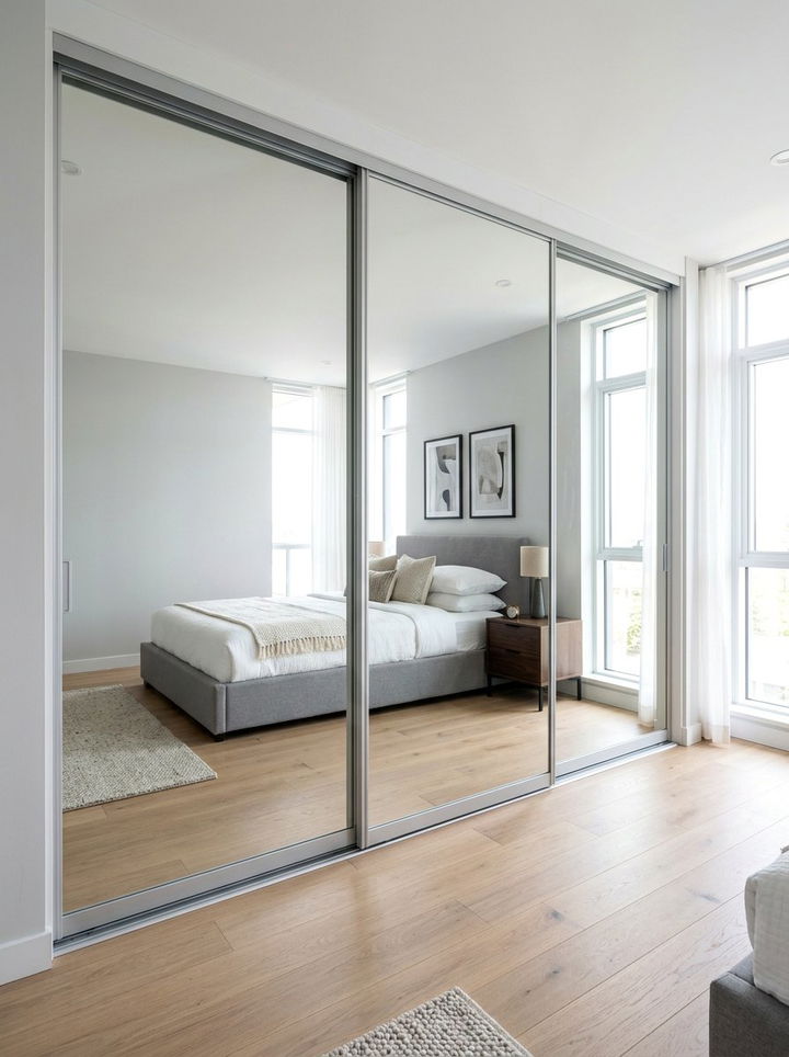 Sliding Door Closet System - 30 bedroom adjustable furniture ideas