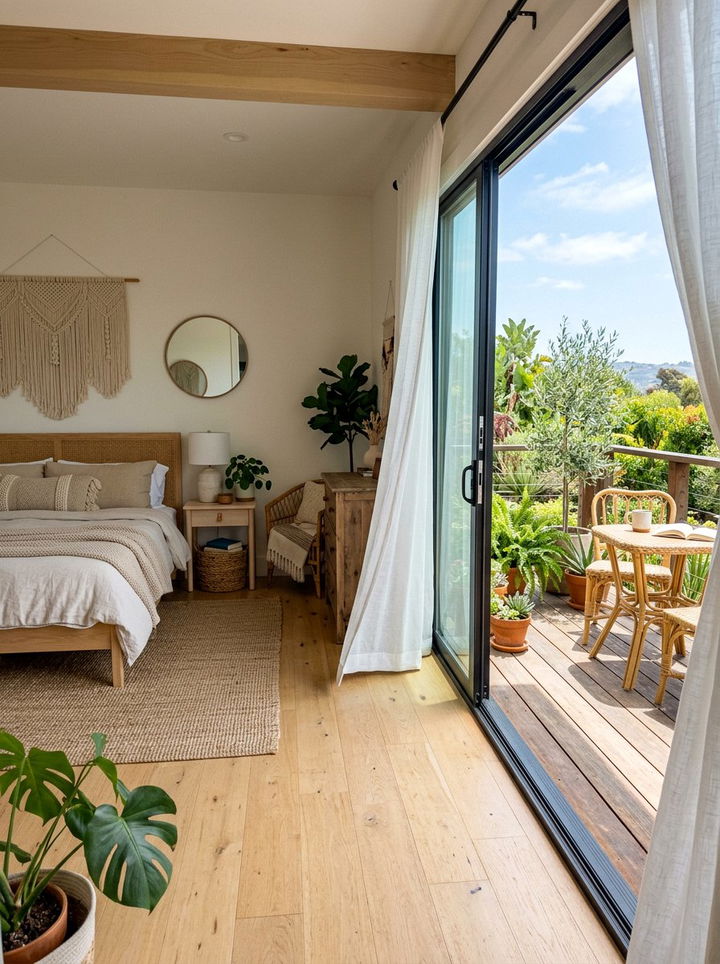 Sliding Glass Bedroom Door - 30 bedroom natural lighting ideas