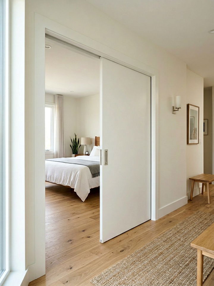 Sliding Pocket Door - 30 tiny bedroom ideas