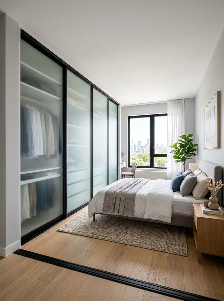 Sliding door cabinets - 30 bedroom built-in cabinets