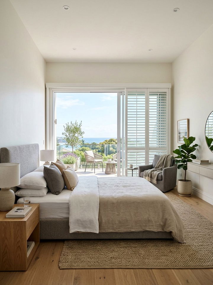 Sliding door plantation shutters - 30 bedroom plantation shutters