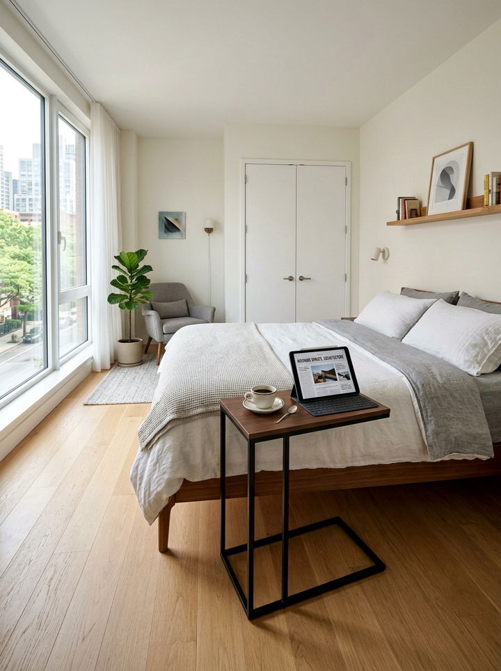 Slim C Side Table - 30 bedroom nightstand alternatives