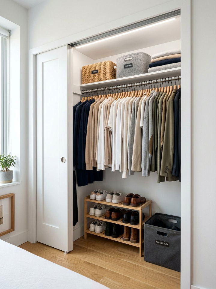 Slim Profile Wood - 30 bedroom wooden hangers