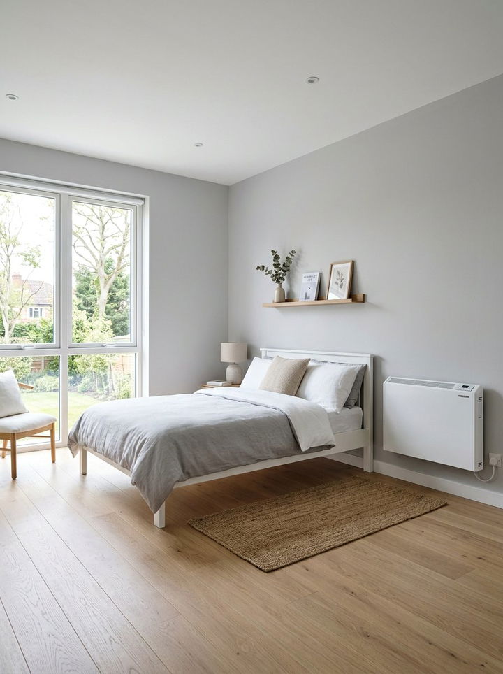 Slimline Electric Wall Radiator - 30 bedroom radiators