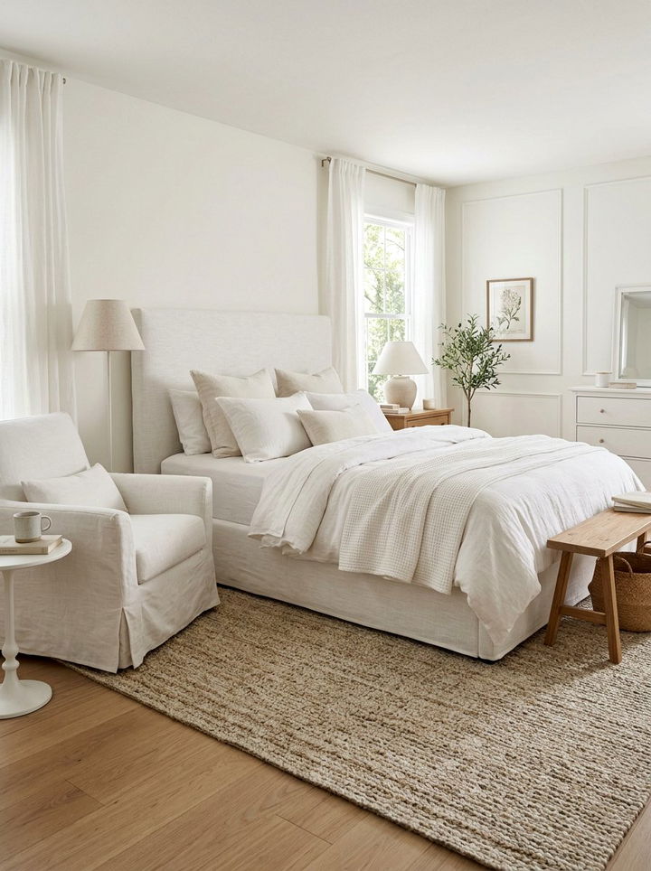 Slipcovered Furniture Bedroom - 30 California casual bedroom ideas