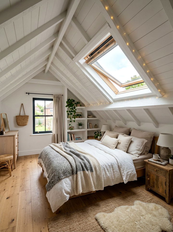 Sloped Ceiling Bedroom - 30 low ceiling bedroom ideas