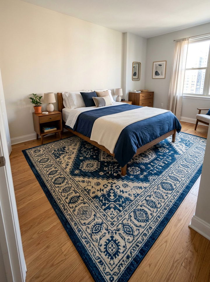 Small Apartment Rug - 30 first apartment bedroom ideas
