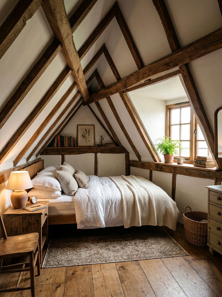 Small Attic Bedroom - 30 Parisian bedroom ideas