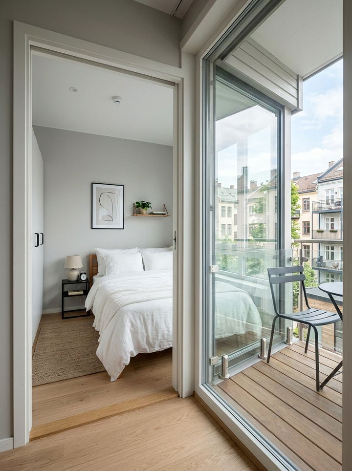 Small Bedroom Balcony - 30 bedroom with balcony ideas