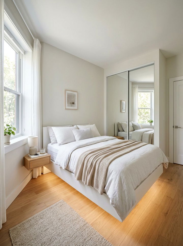 Small Bedroom Floating Bed - 30 bedroom floating bed ideas