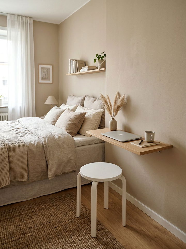 Small Bedroom Floating Desk - 30 bedroom floating desks