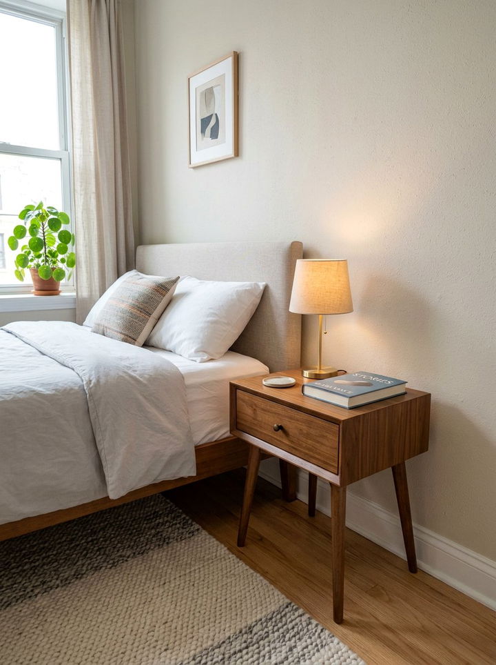 Small Bedroom Nightstand - 30 inexpensive bedroom ideas