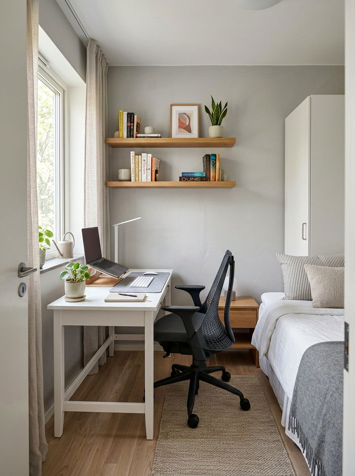 Small Bedroom Office - 30 bedroom desk ideas