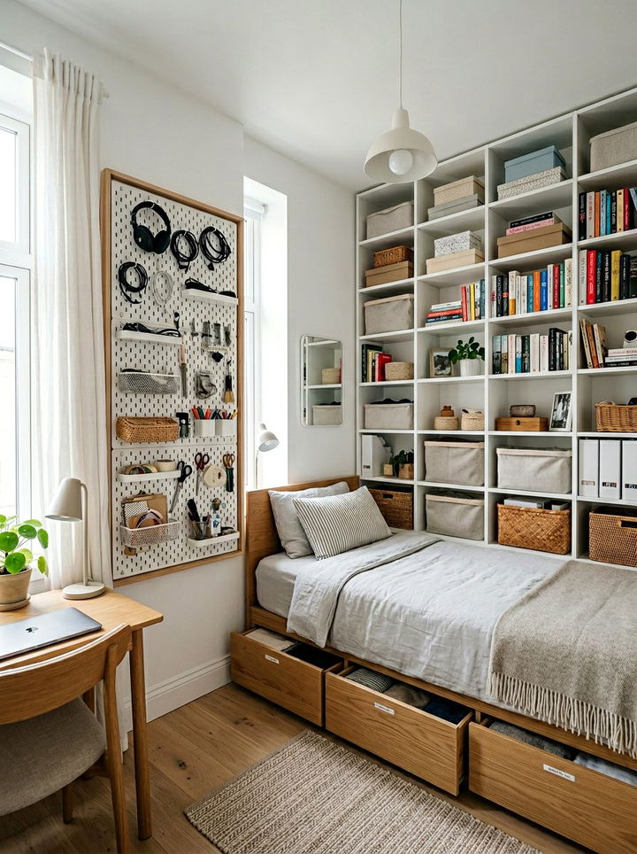 Small Bedroom Storage - 30 teenage boy bedroom ideas