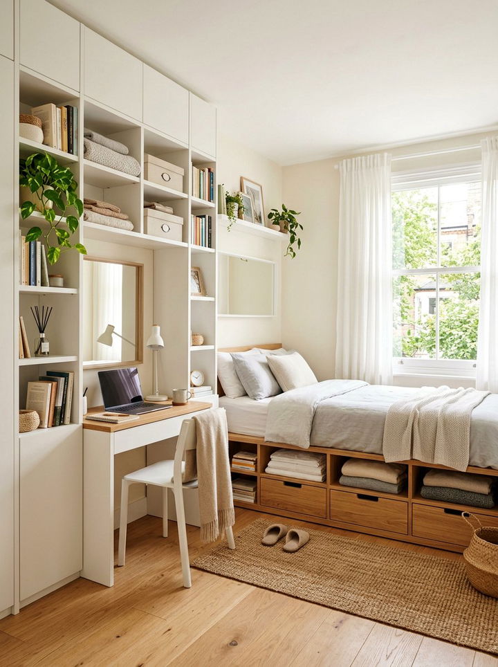 Small Bedroom Storage - 30 bedroom customizable ideas