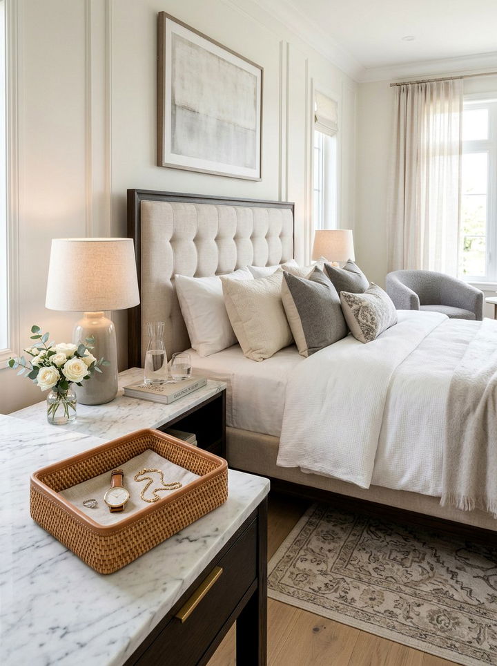 Small Bedside Basket - 30 bedroom storage baskets