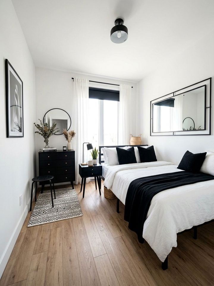 Small Black And White Bedroom - 30 black and white bedroom ideas