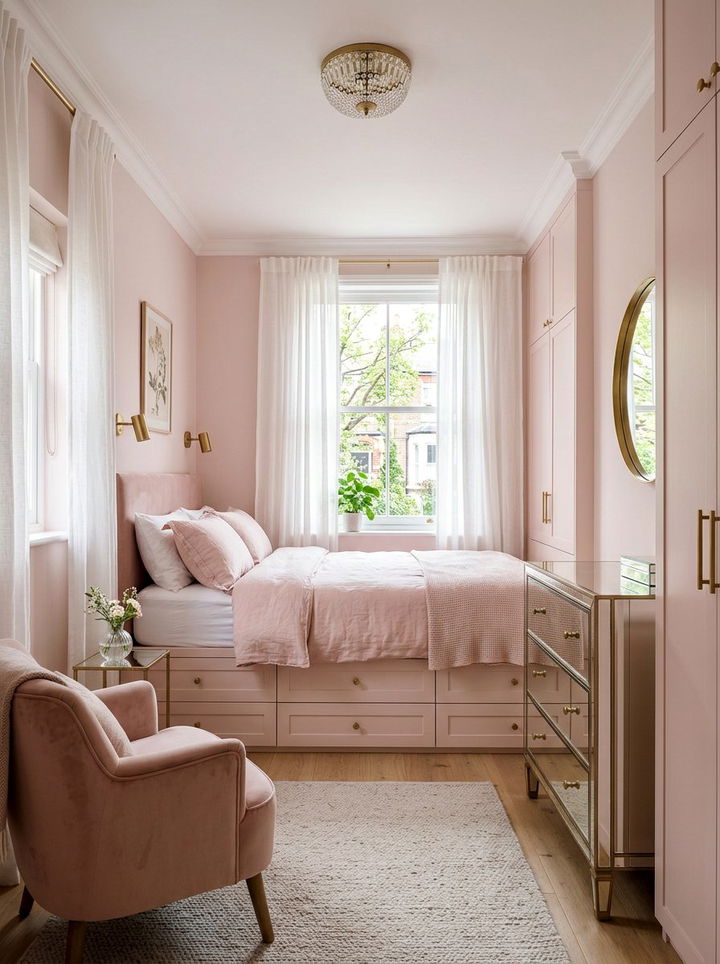 30 Soft Blush Pink Bedroom Ideas for a Romantic Dreamy Room
