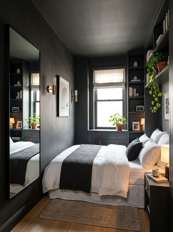 Small Charcoal Bedroom - 30 dark charcoal bedroom ideas