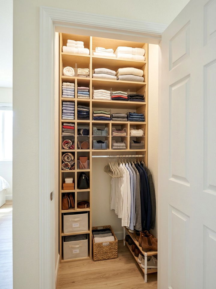 Small Closet Shelving - 30 bedroom closet shelving ideas