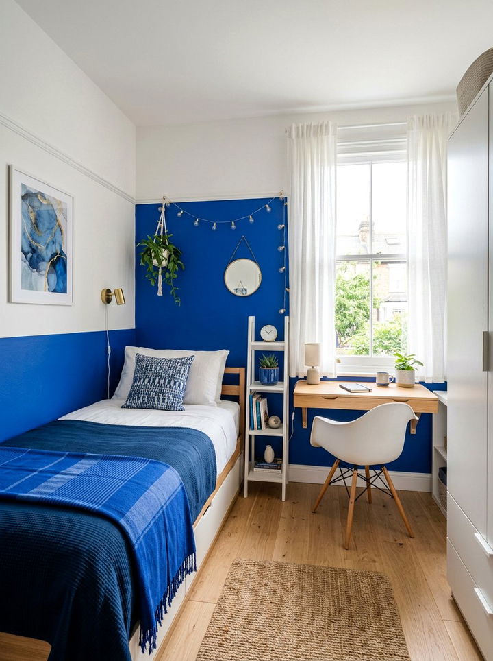 Small Cobalt Blue Bedroom - 30 cobalt bedroom ideas