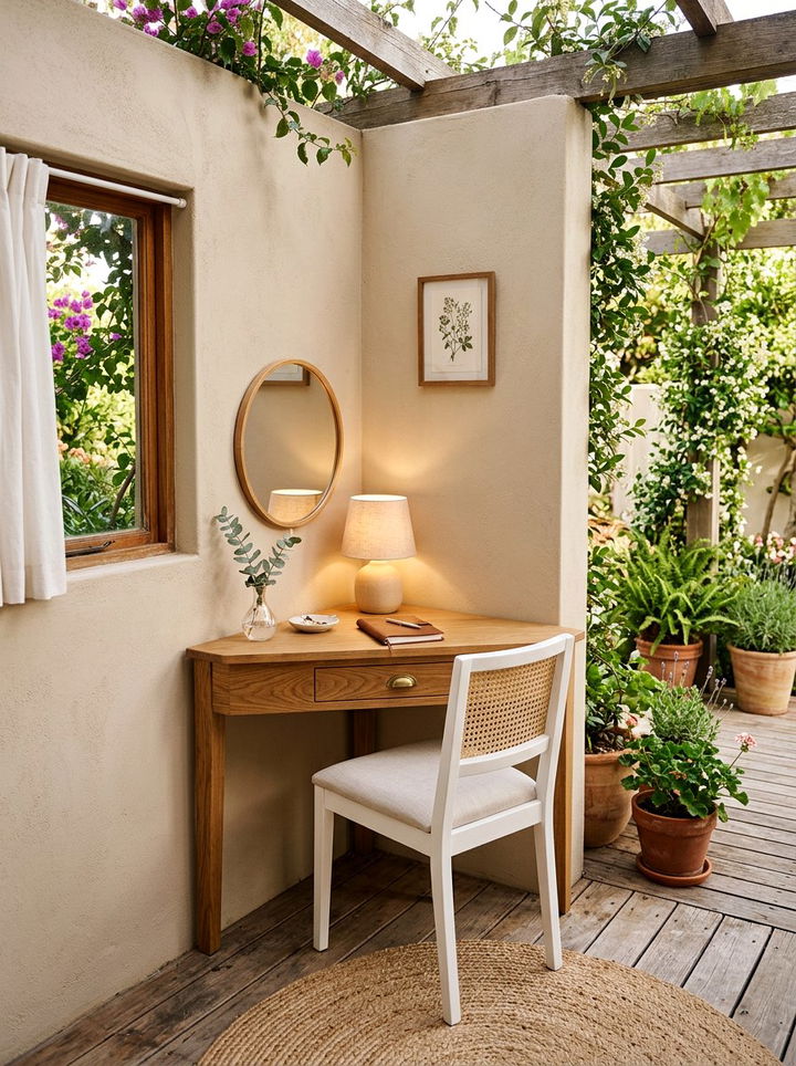 Small Corner Vanity - 30 bedroom vanities