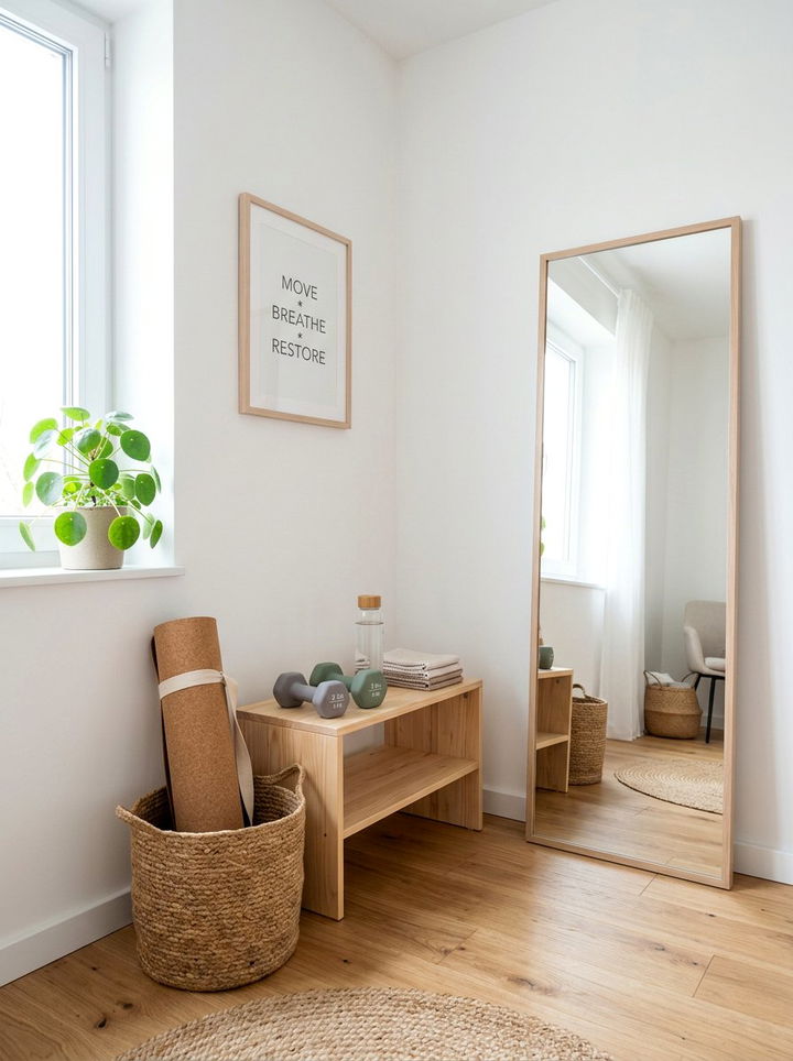 Small Corner Workout Space - 30 bedroom corner ideas