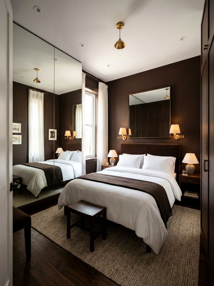 Small Dark Brown Bedroom - 30 chocolate brown bedroom ideas