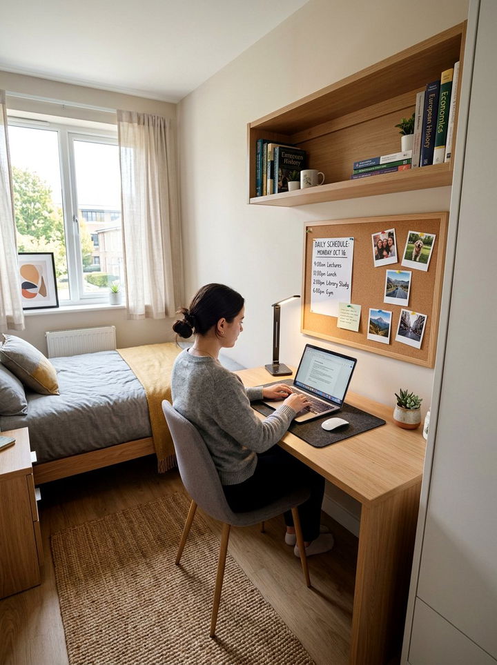 Small Desk Cork Board - 30 bedroom cork boards