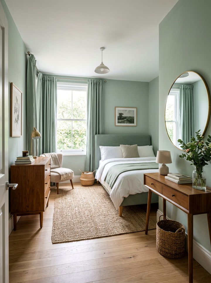 Small Eucalyptus Green Bedroom - 30 eucalyptus green bedroom ideas