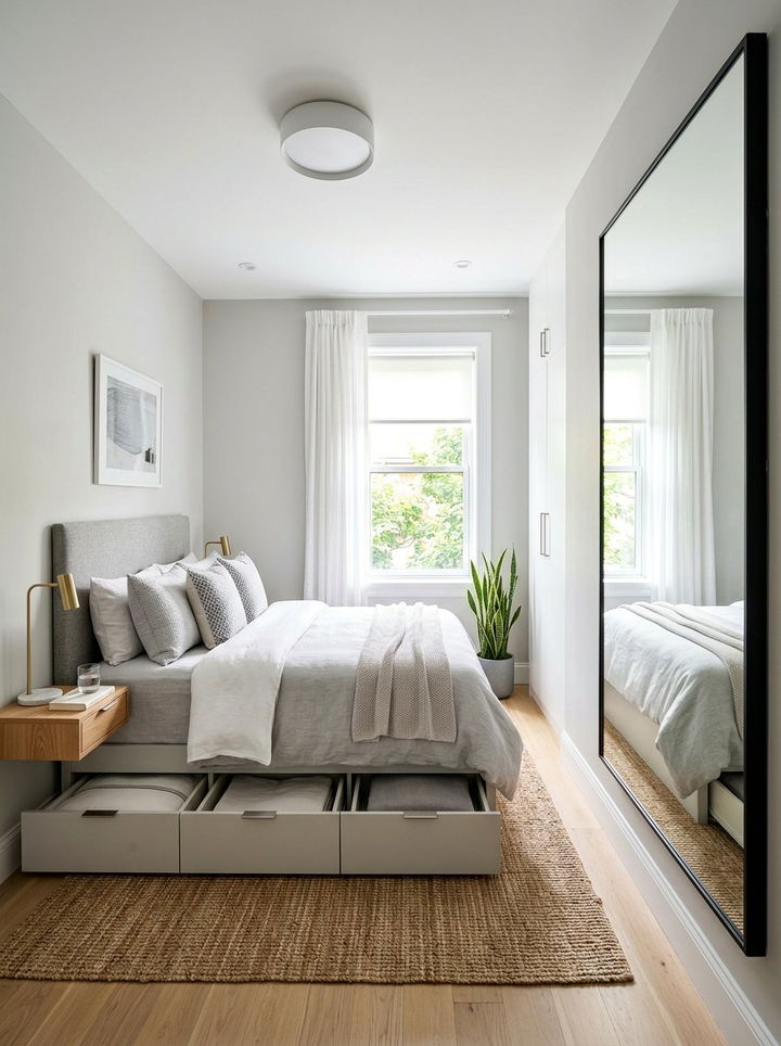 Small Grey Bedroom - 30 grey bedroom ideas