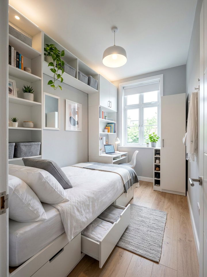 Small Grey and White Bedroom - 30 grey and white bedroom ideas