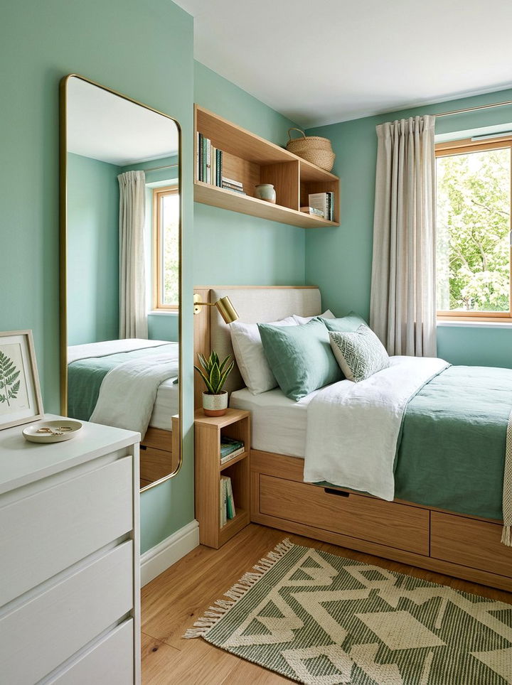 Small Jade Green Bedroom Layout - 30 jade green bedroom ideas