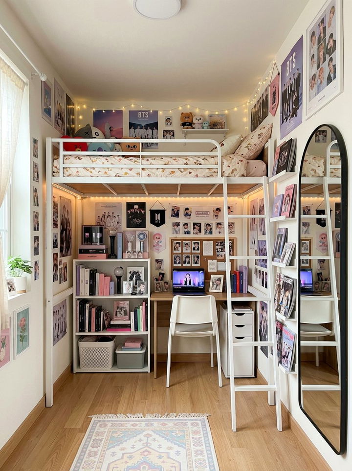 30 Trendy K-pop Bedroom Ideas for Every Dedicated Fan