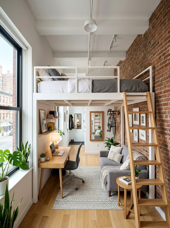 Small Long Room Loft Bed - 30 long bedroom ideas