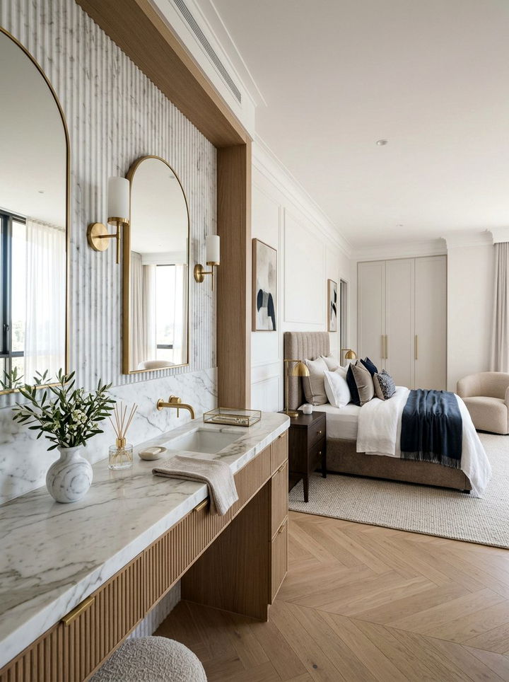 Small Marble Vase - 30 bedroom vase ideas