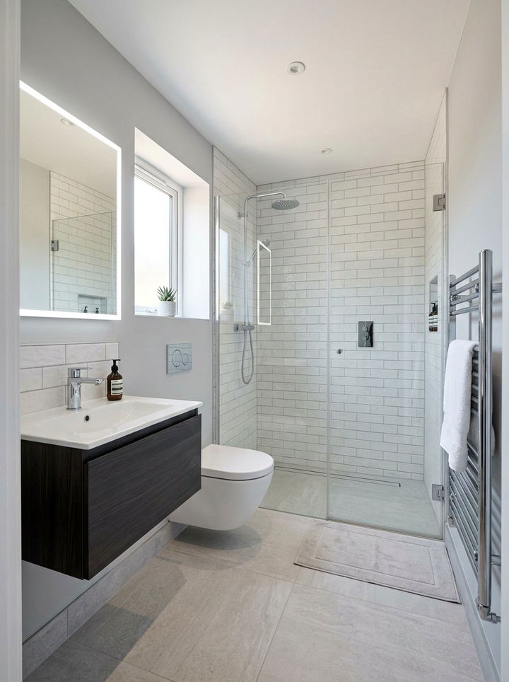 Small Modern Ensuite - 30 bedroom ensuite ideas