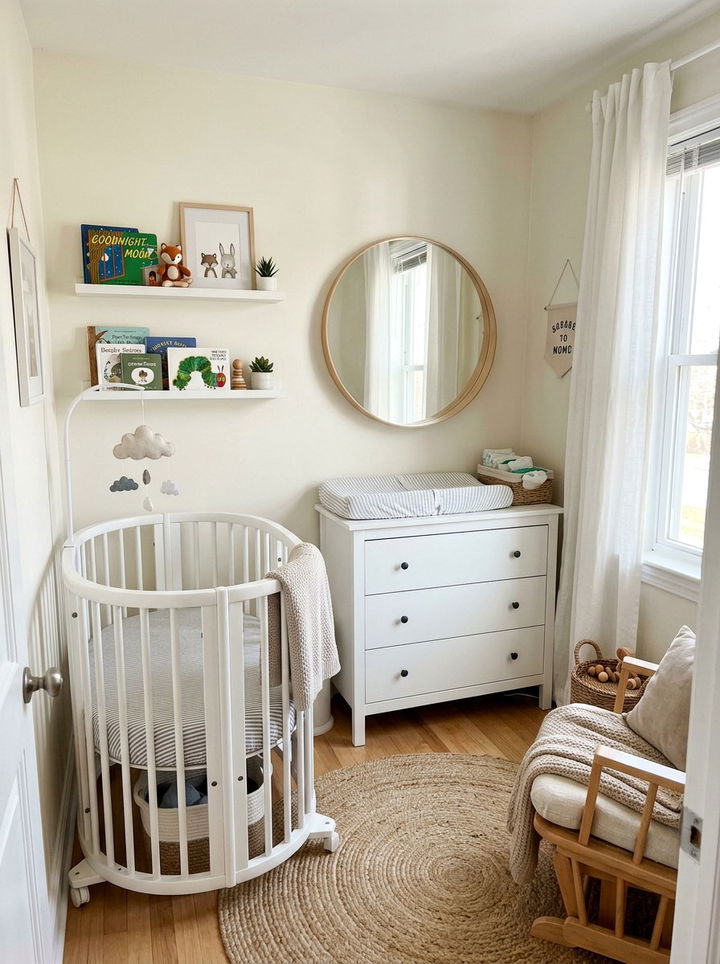 Small Nursery Room - 30 newborn bedroom ideas