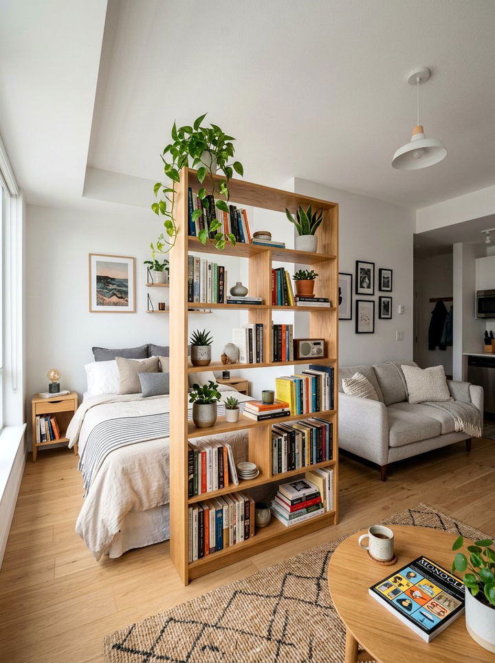 Small Room Divider Partition - 30 compact bedroom ideas