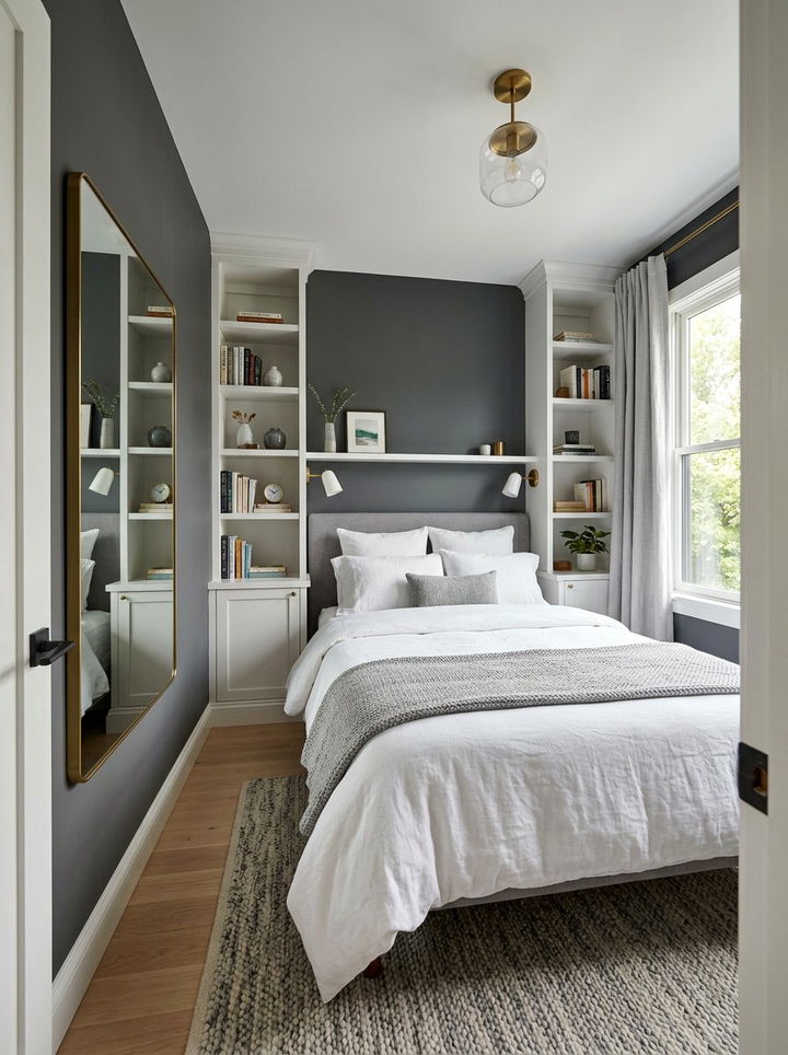 Small Smoke Gray Bedroom - 30 smoke gray bedroom ideas