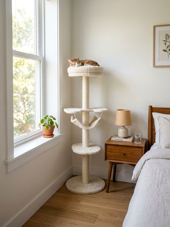 30 Cat Tree Bedroom Ideas for You and Your Feline Friend