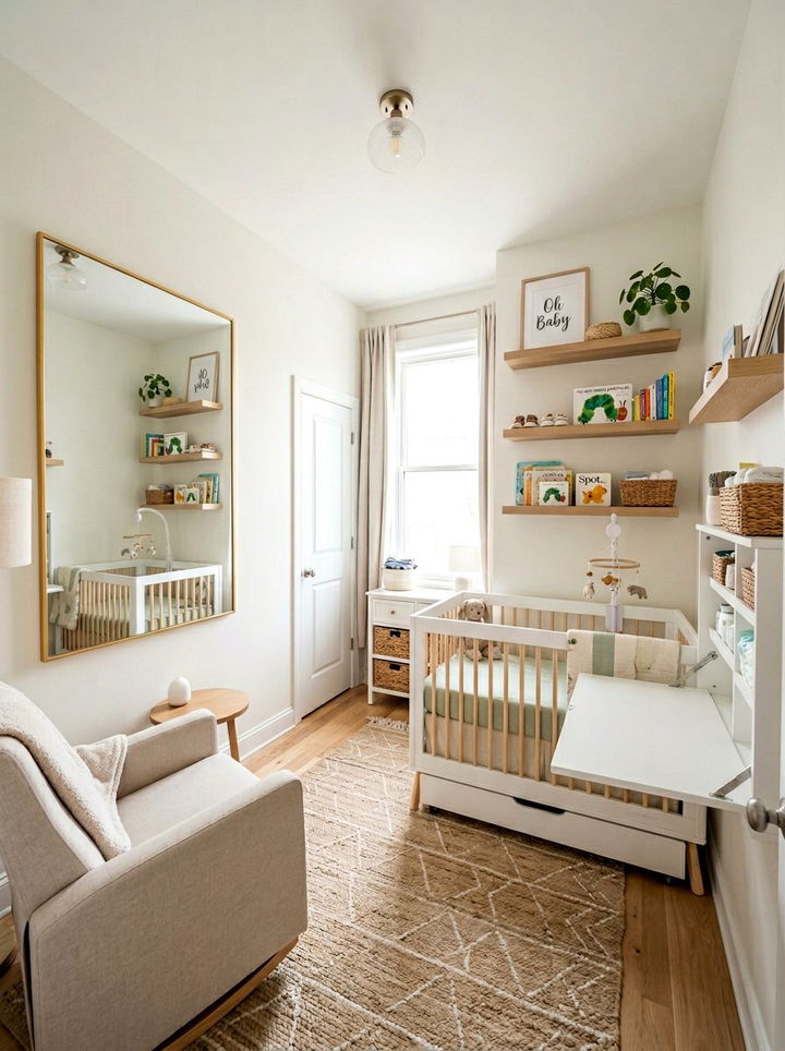 Small Space Nursery - 30 infant bedroom ideas
