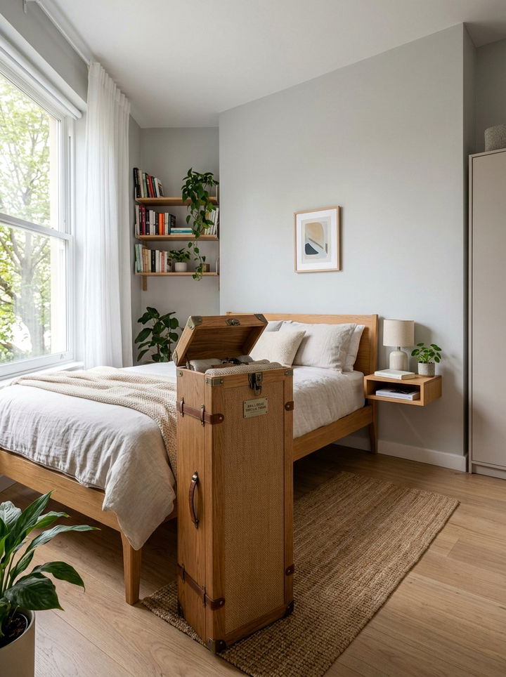 Small Space Storage Trunk - 30 bedroom storage chests